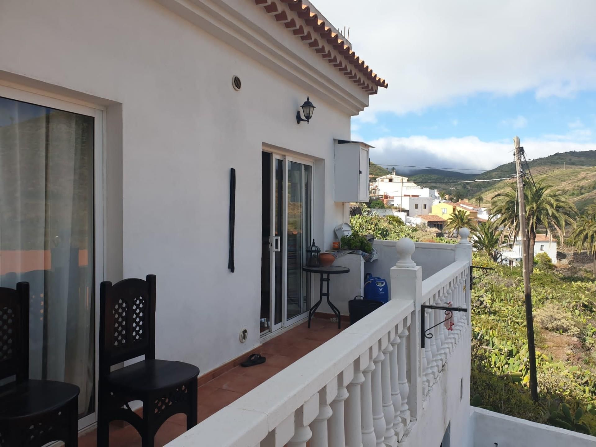 Vista exterior de Casa o xalet de lloguer en Valle Gran Rey amb Aire condicionat, Calefacció i Jardí privat