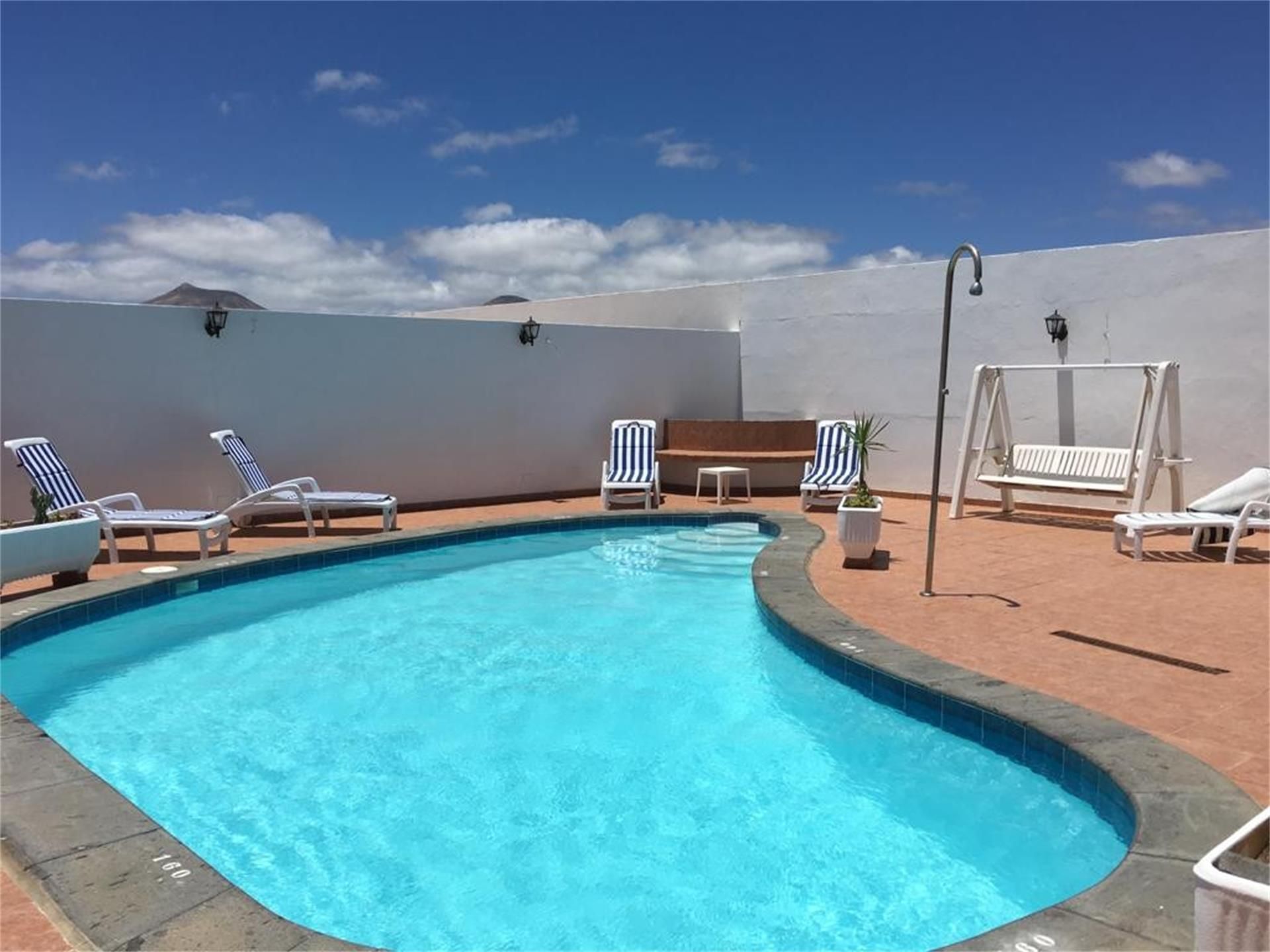 Swimming pool of Single-family semi-detached for sale in Arrecife  with Air Conditioner, Private garden and Terrace