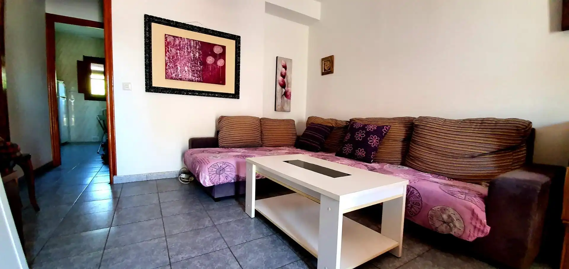 Living room of Flat for sale in Almonaster la Real  with Terrace, Storage room and Balcony