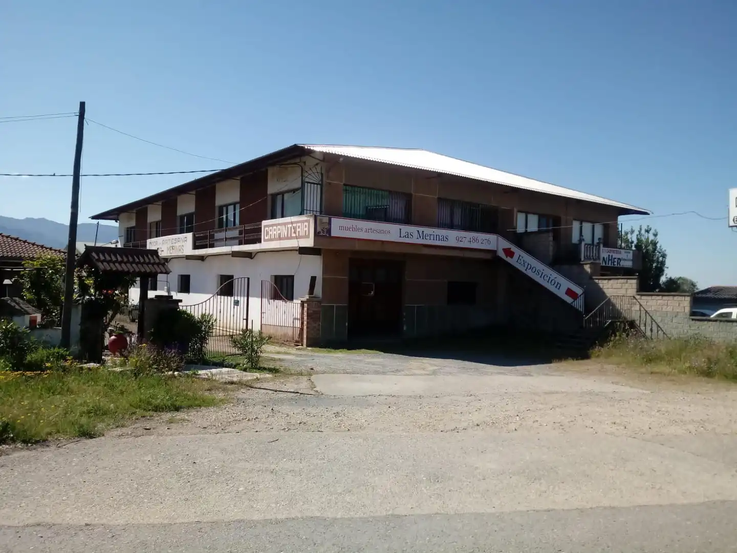 Vista exterior de Nave industrial en venta en Zarza de Granadilla