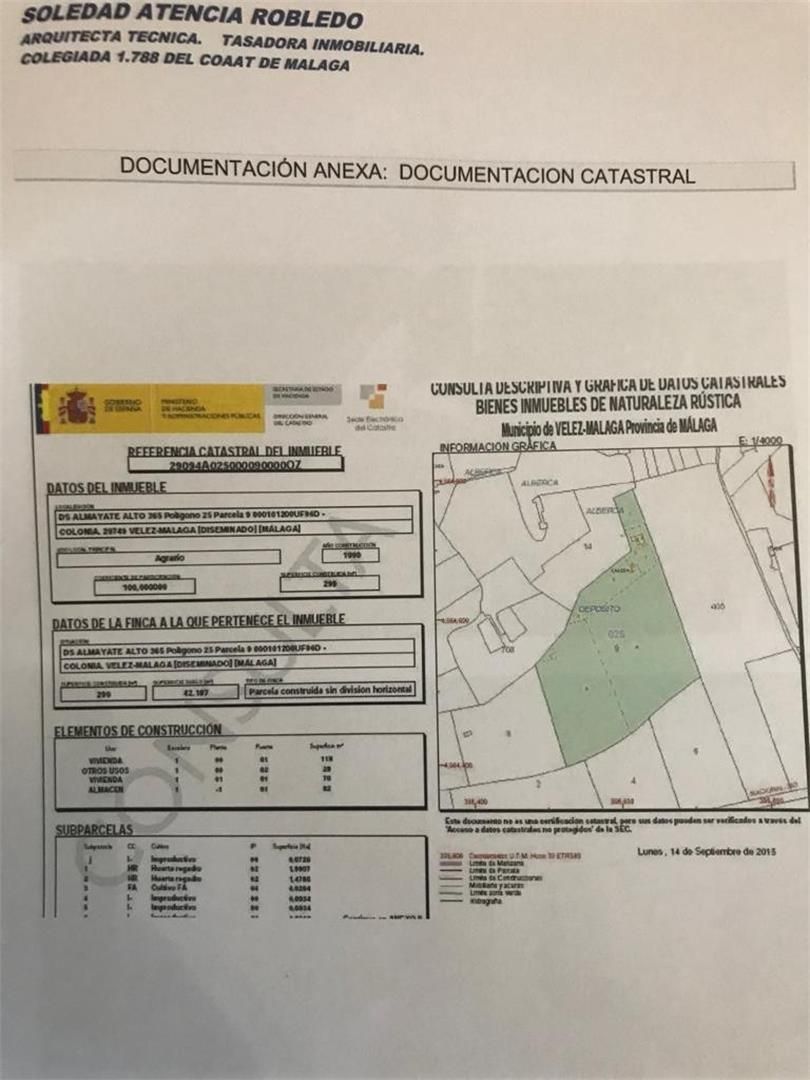 Urbanitzable en venda en Vélez-Málaga