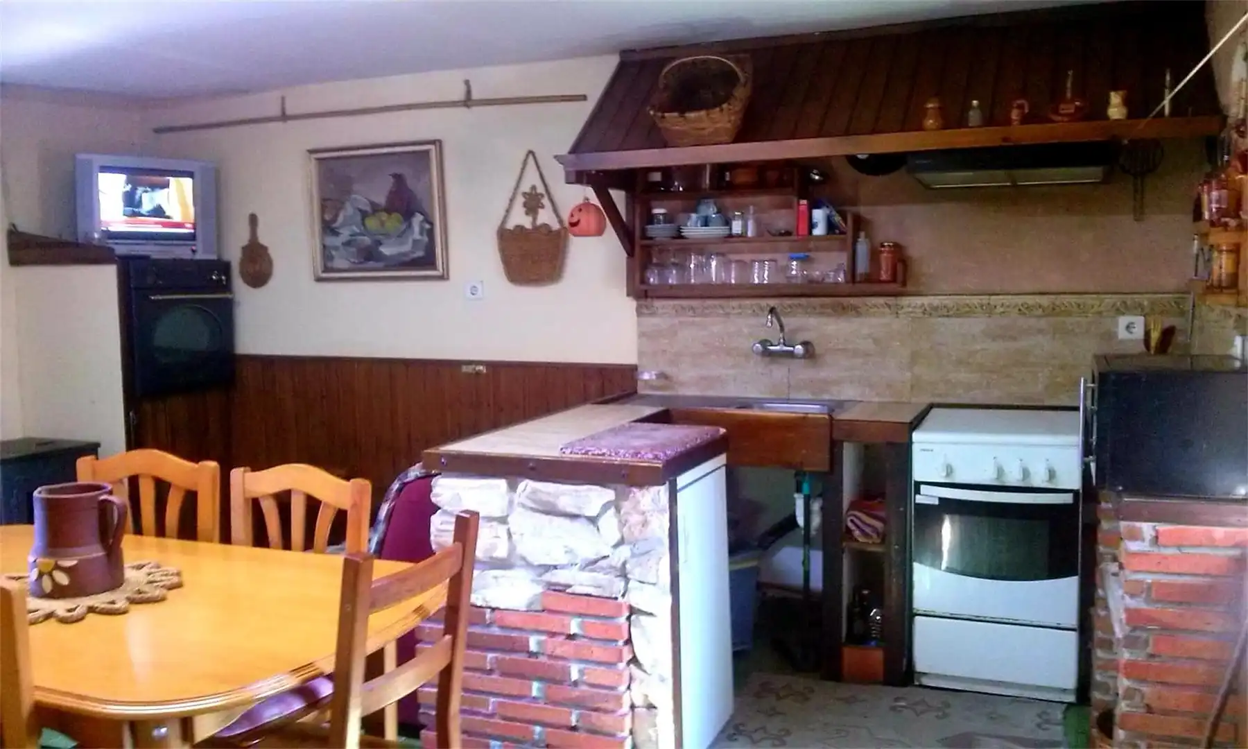 Cocina de Casa adosada en venta en Merindad de Montija con Calefacción, Jardín privado y Terraza