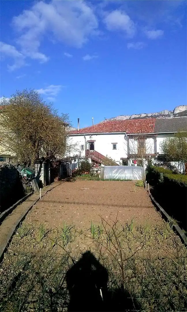 Vista exterior de Casa adosada en venta en Merindad de Montija con Calefacción, Jardín privado y Terraza