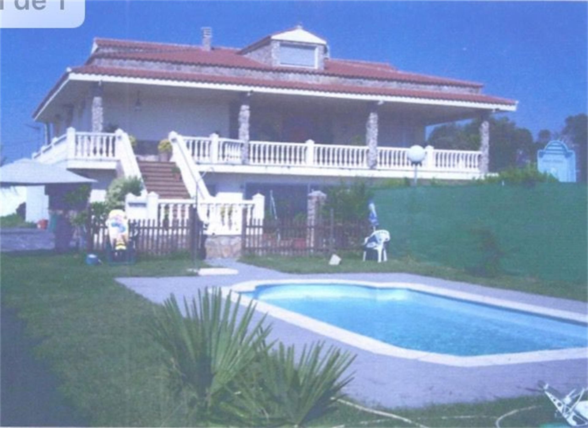 Swimming pool of House or chalet for sale in Casatejada  with Air Conditioner, Terrace and Swimming Pool