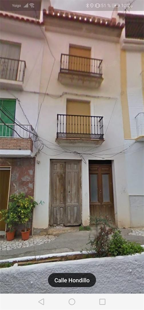 Exterior view of Single-family semi-detached for sale in Lanjarón  with Private garden, Terrace and Balcony