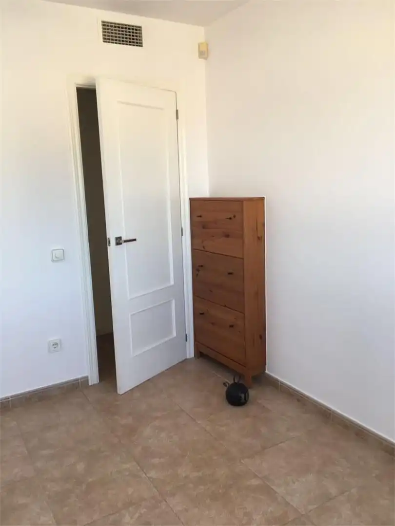 Schlafzimmer von Dachboden zum Verkauf in Sant Antoni de Portmany mit Klimaanlage, Terrasse und Balkon