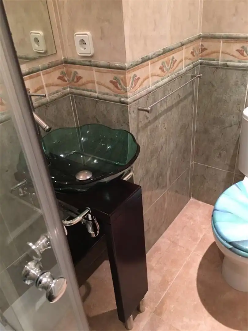Badezimmer von Dachboden zum Verkauf in Sant Antoni de Portmany mit Klimaanlage, Terrasse und Balkon
