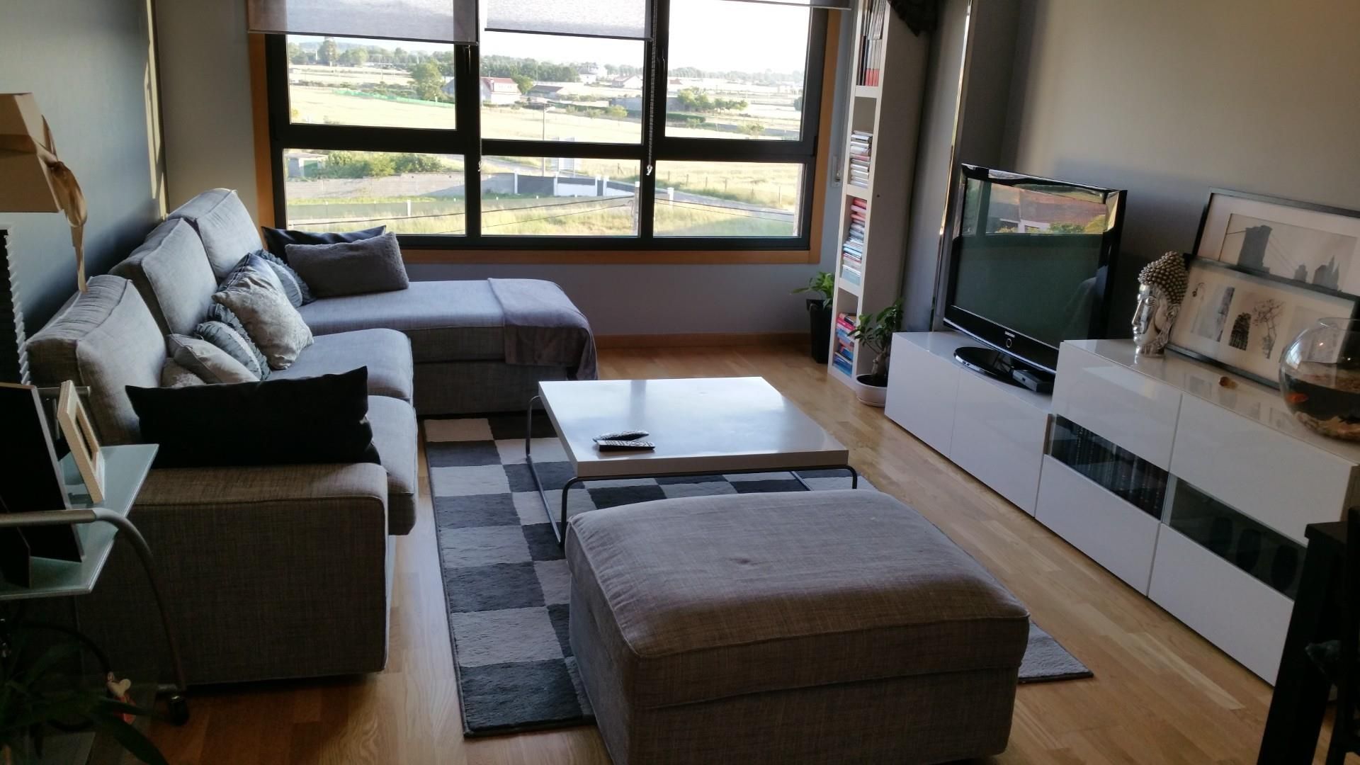 Living room of Duplex for sale in Xinzo de Limia  with Heating, Parquet flooring and Terrace