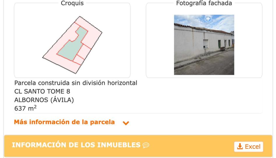 Photo 1 of Planta baja for sale in Calle Santo Tomé, Albornos, Ávila