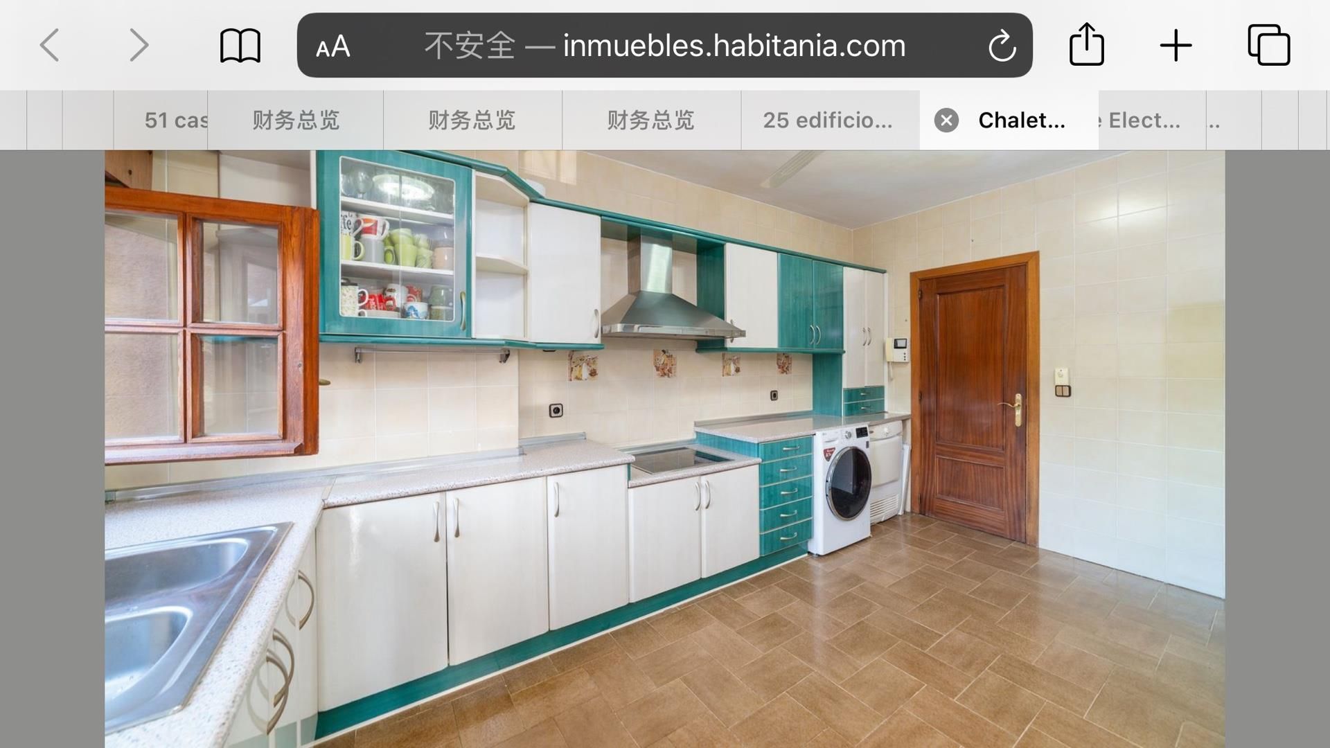 Kitchen of Flat to rent in Boadilla del Monte  with Air Conditioner, Heating and Private garden
