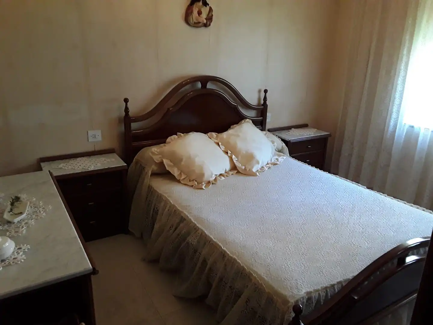Bedroom of Houses for sale in Valverde del Fresno  with Private garden, Terrace and Furnished