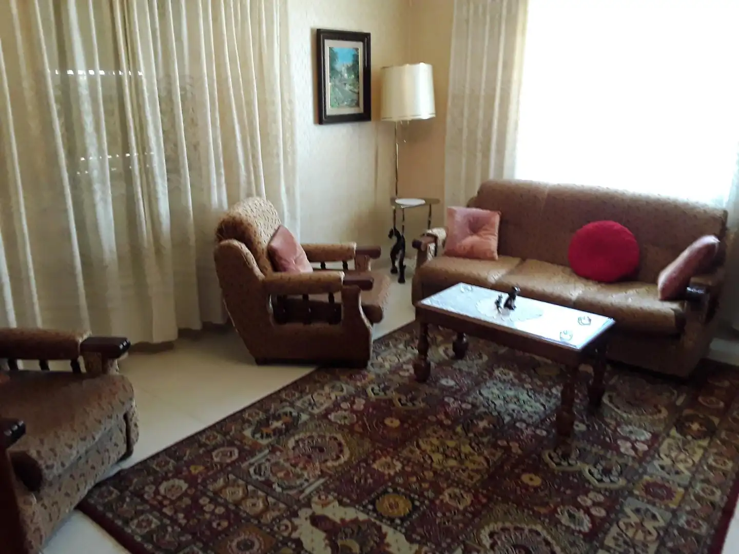 Living room of Houses for sale in Valverde del Fresno  with Private garden, Terrace and Furnished