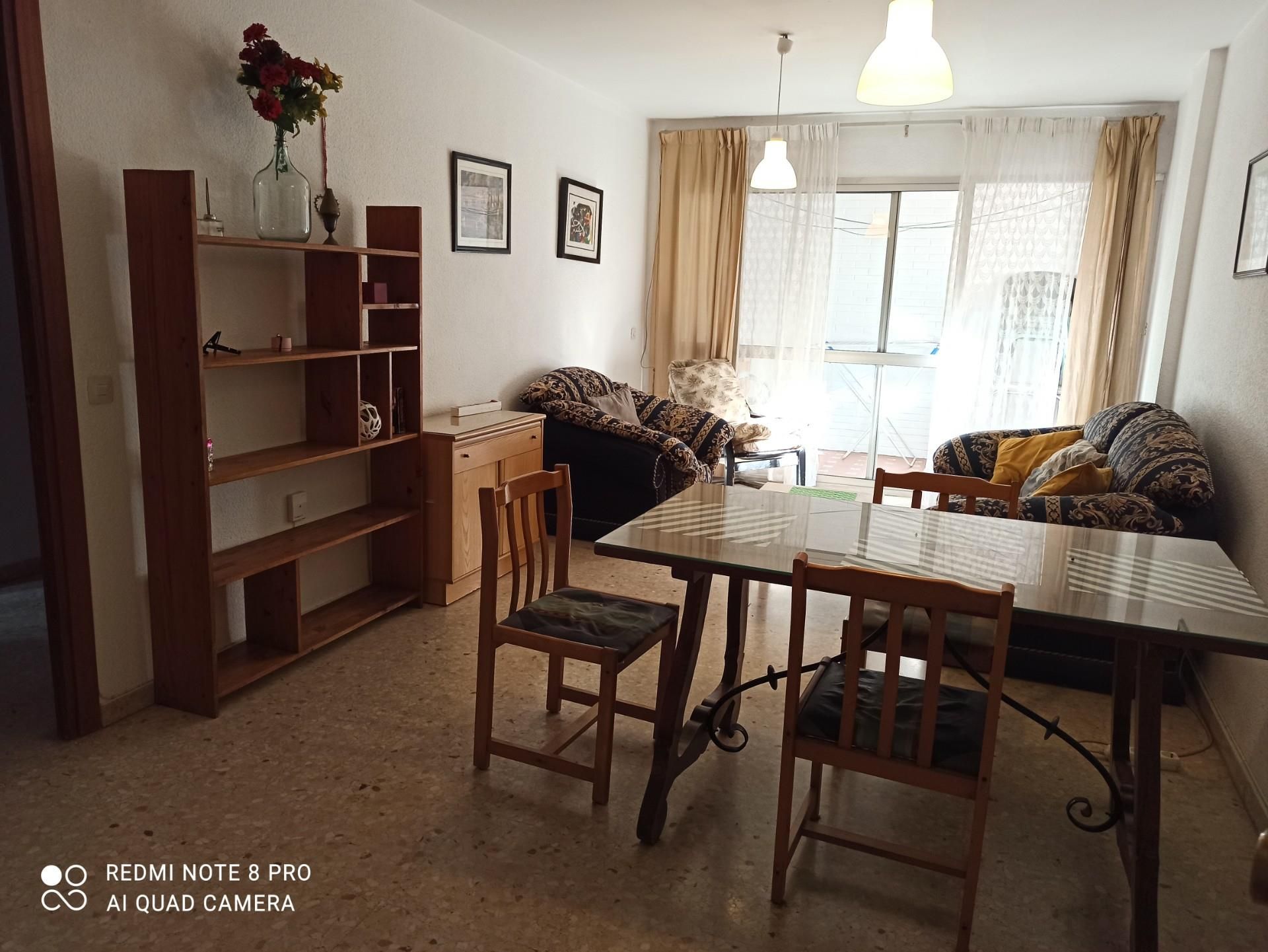 Living room of Flat to rent in  Sevilla Capital  with Heating, Terrace and Furnished