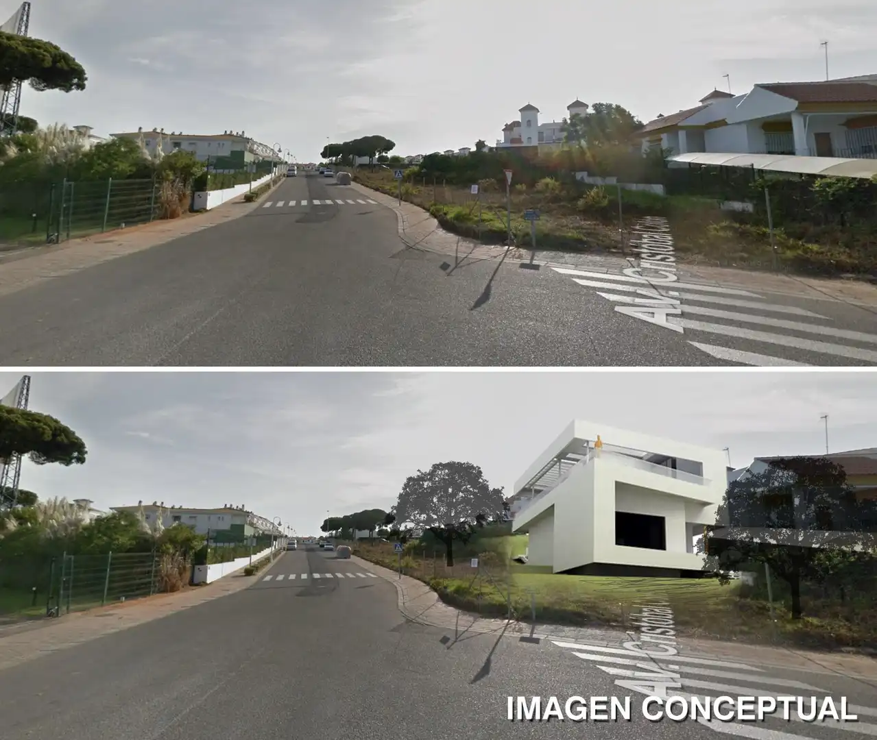Grundstücke zum Verkauf in Calle Azorín, 1, El Portil Außenansicht von Grundstücke zum Verkauf in El Portil