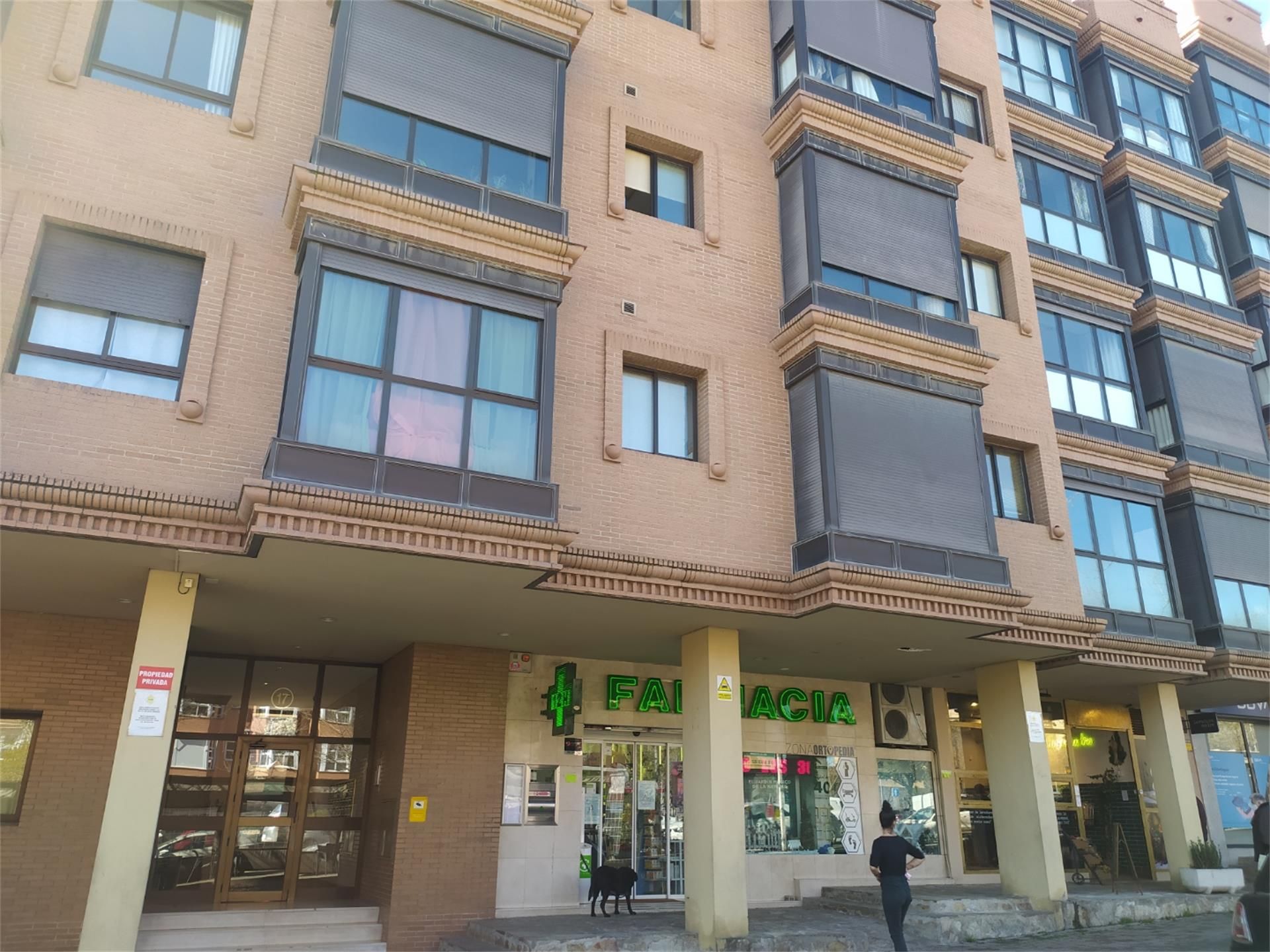 Exterior view of Flat for sale in  Madrid Capital  with Air Conditioner, Heating and Private garden