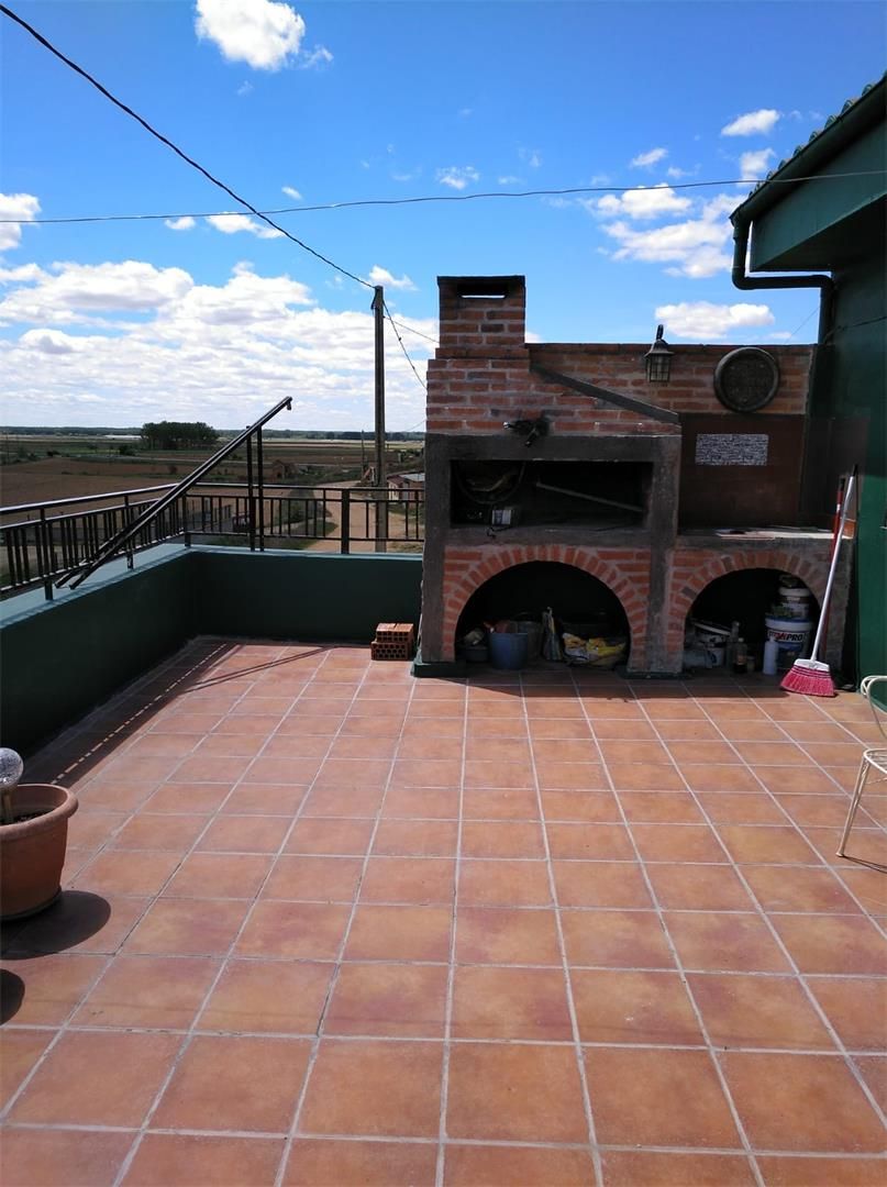 Terrace of Single-family semi-detached for sale in Fresno de la Vega  with Heating, Terrace and Storage room