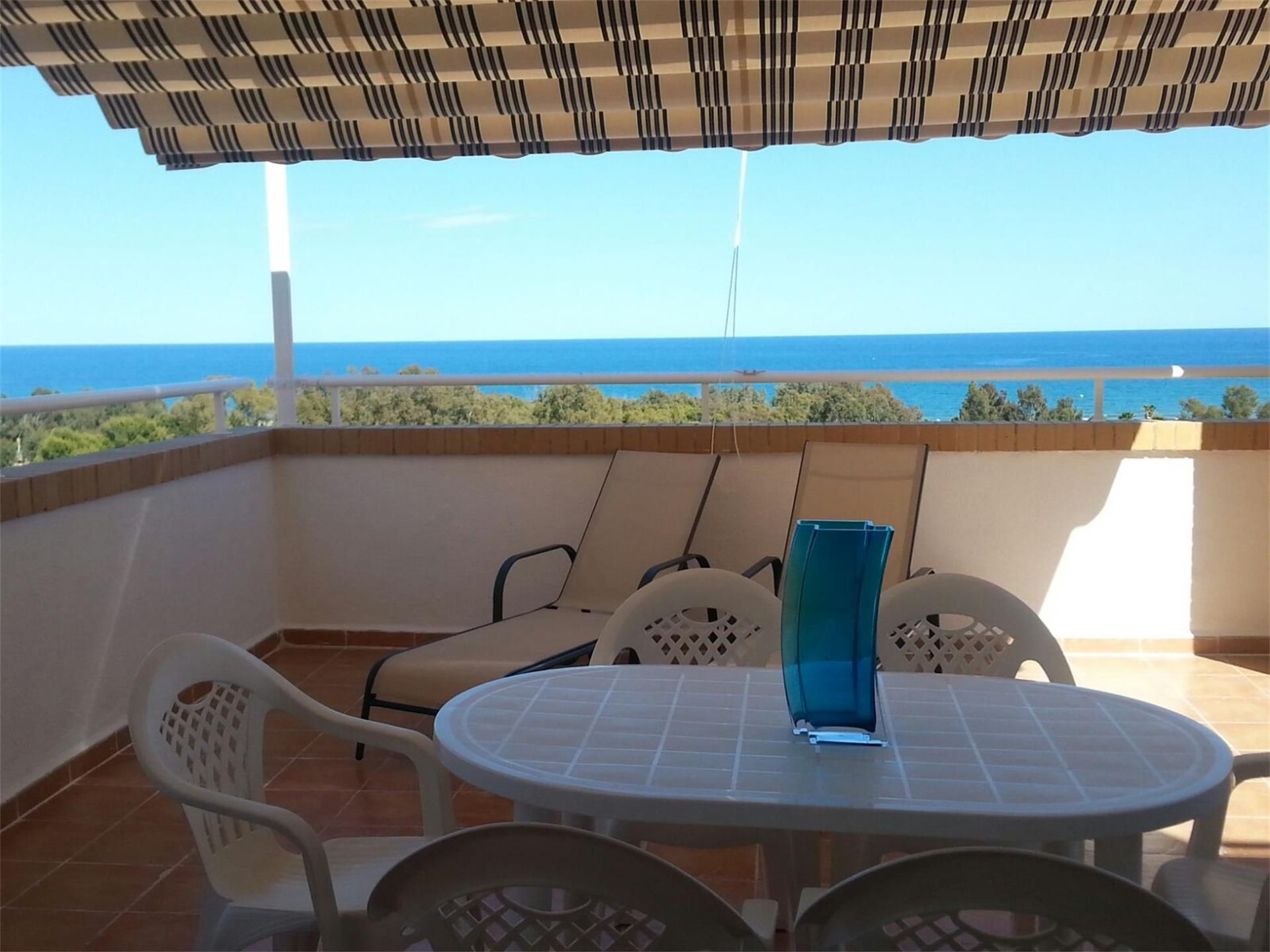 Terrace of Apartment to rent in Oropesa del Mar / Orpesa  with Air Conditioner, Terrace and Swimming Pool
