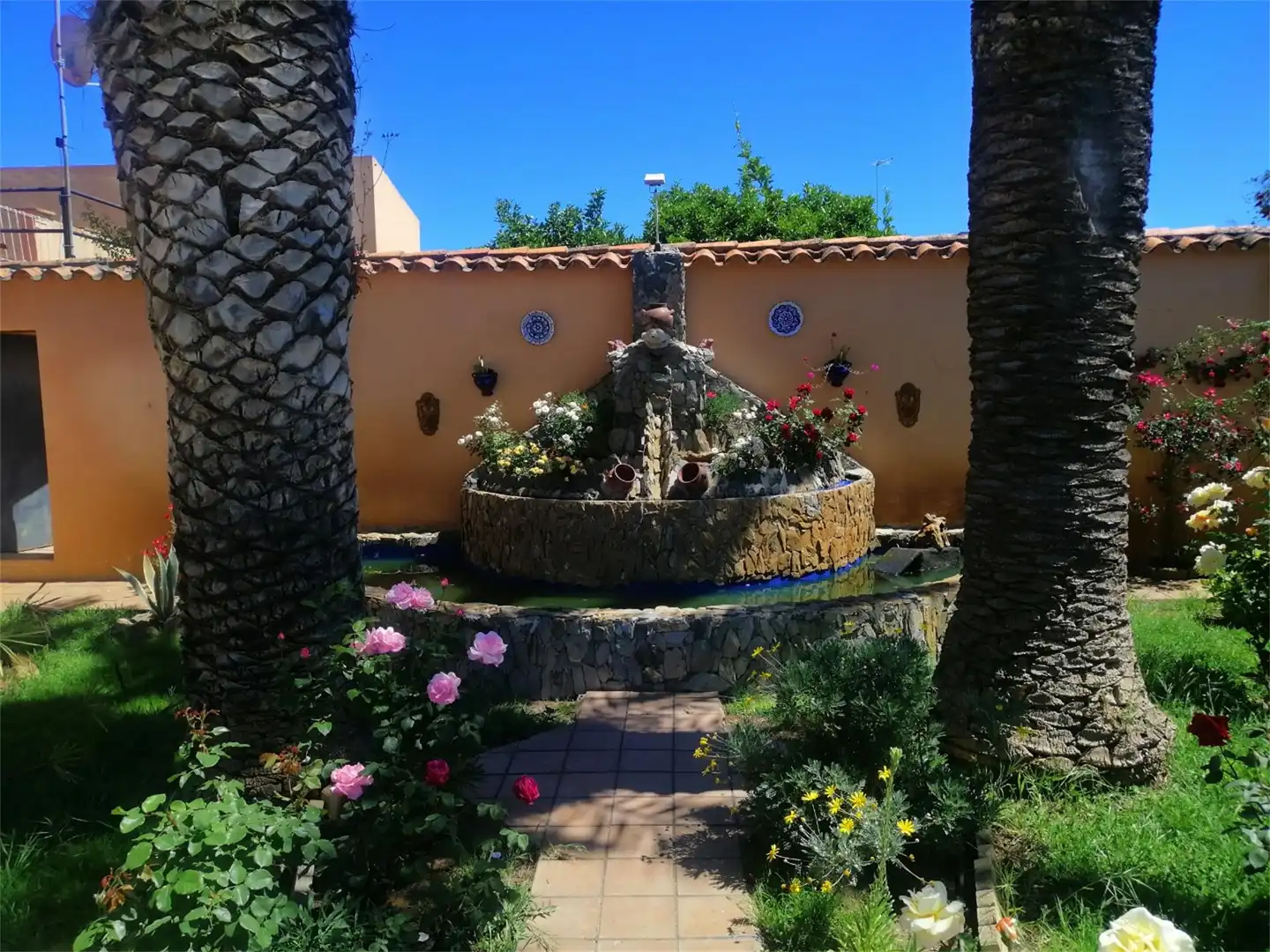 Finca rústica en venta en Carretera de Entrerríos, Villanueva de la Serena Jardín de Finca rústica en venta en Villanueva de la Serena con Jardín privado, Terraza y Piscina