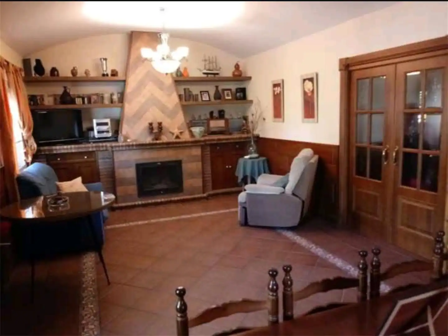 Finca rústica en venta en Carretera de Entrerríos, Villanueva de la Serena Sala de estar de Finca rústica en venta en Villanueva de la Serena con Jardín privado, Terraza y Piscina