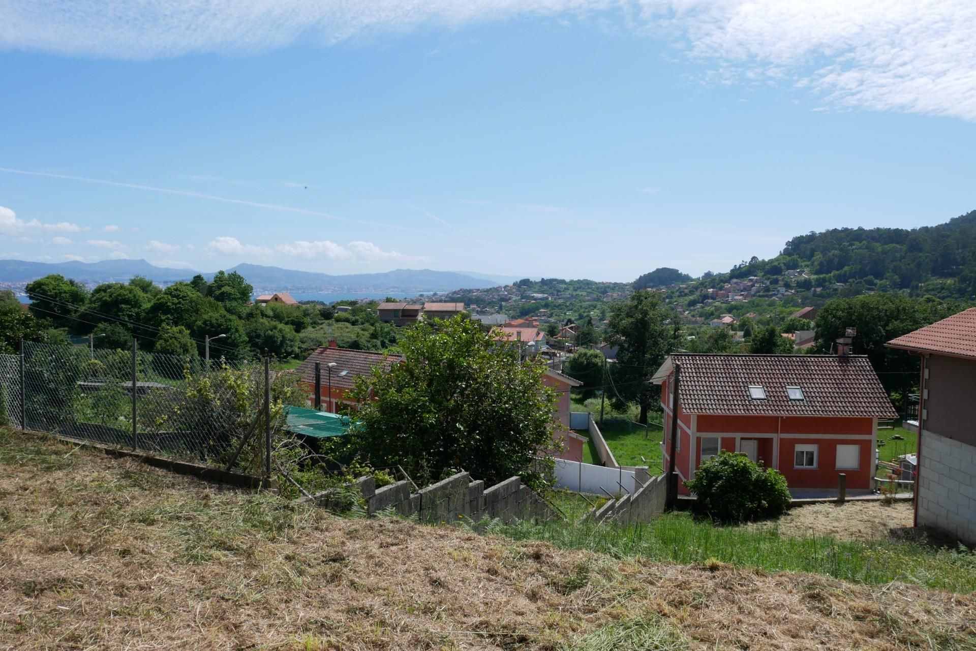 Exterior view of Constructible Land for sale in Moaña