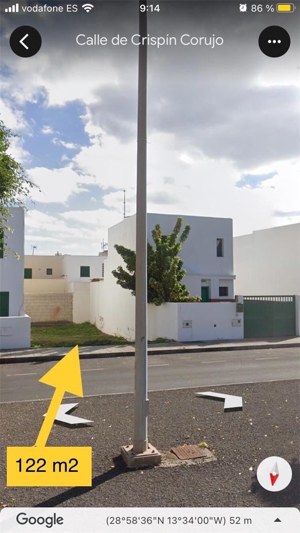 Exterior view of Land for sale in Arrecife