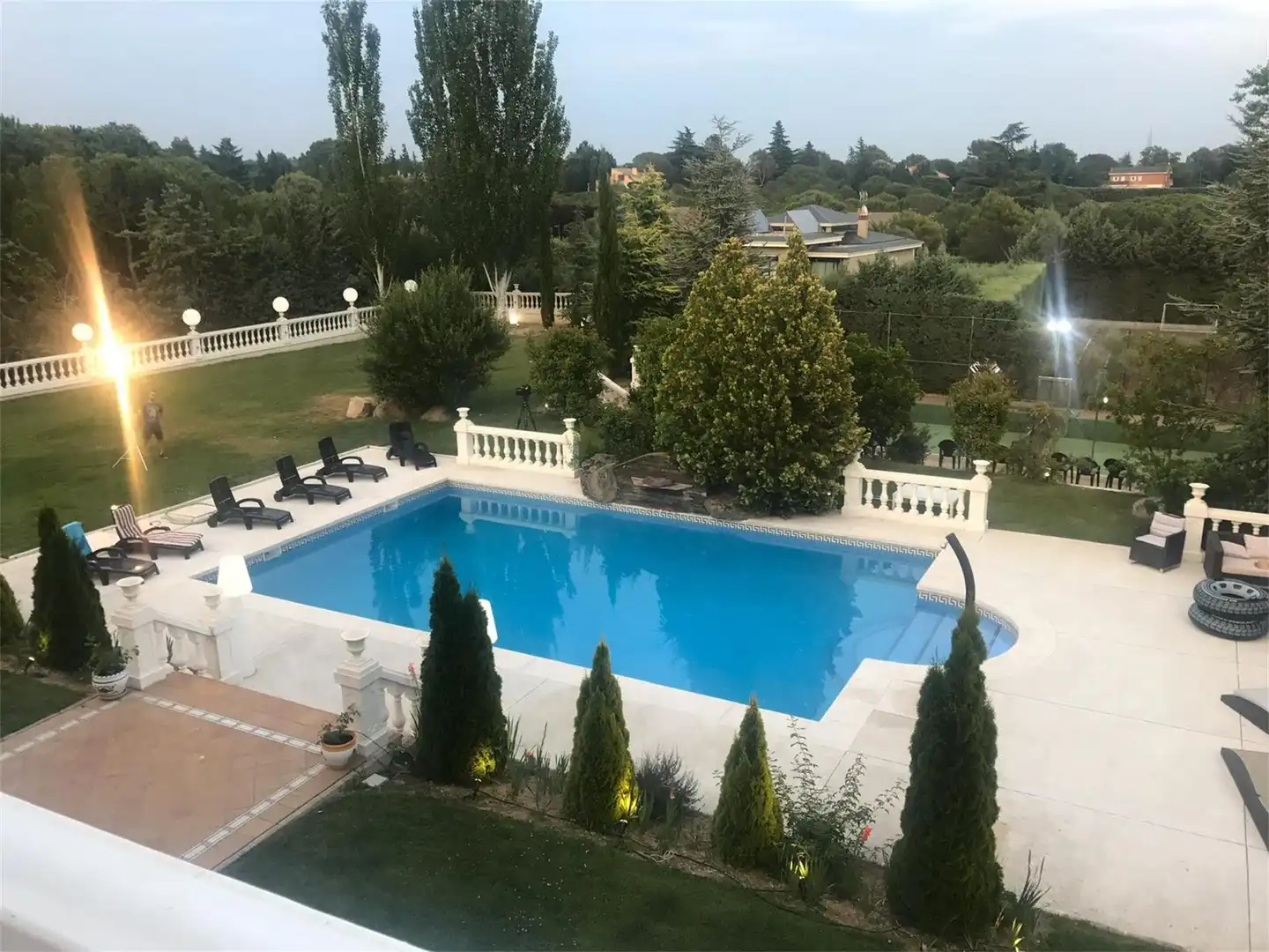 Piscina de Casa o xalet per a compartir en Boadilla del Monte amb Aire condicionat, Calefacció i Jardí privat