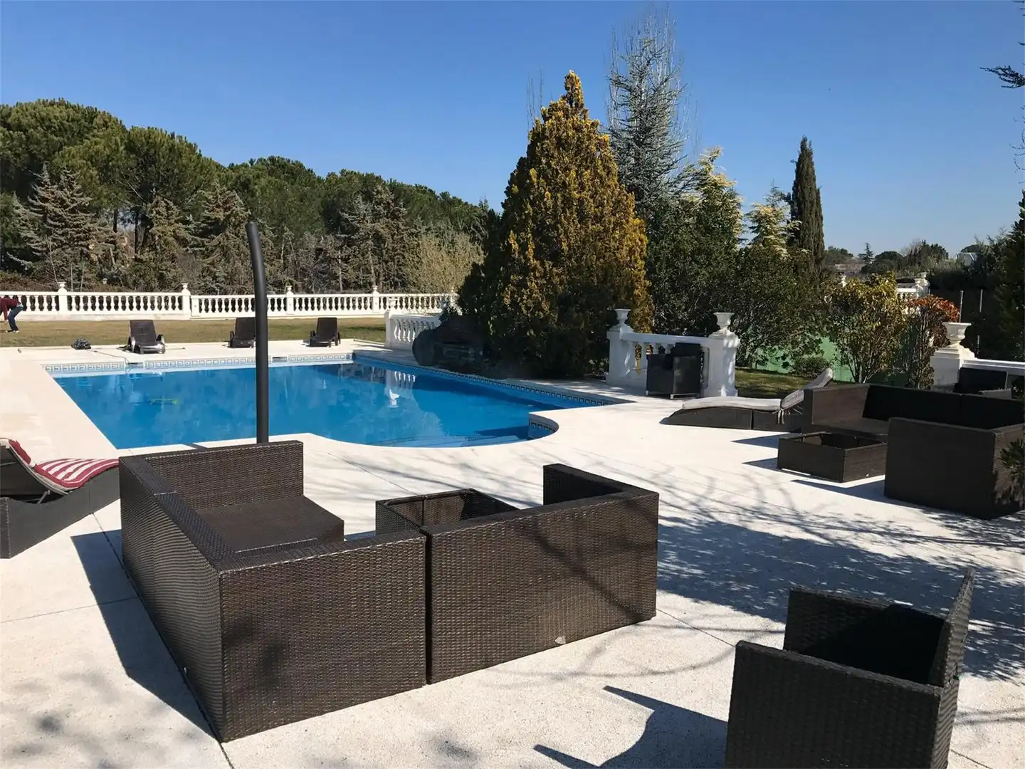 Terrassa de Casa o xalet per a compartir en Boadilla del Monte amb Aire condicionat, Calefacció i Jardí privat