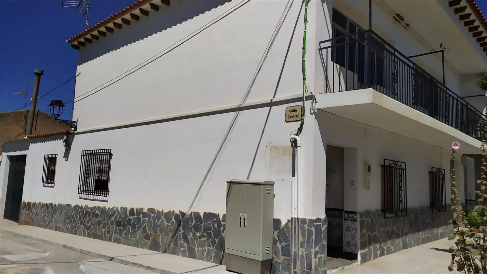 Exterior view of Flat for sale in Cortes de Baza  with Heating, Storage room and Furnished