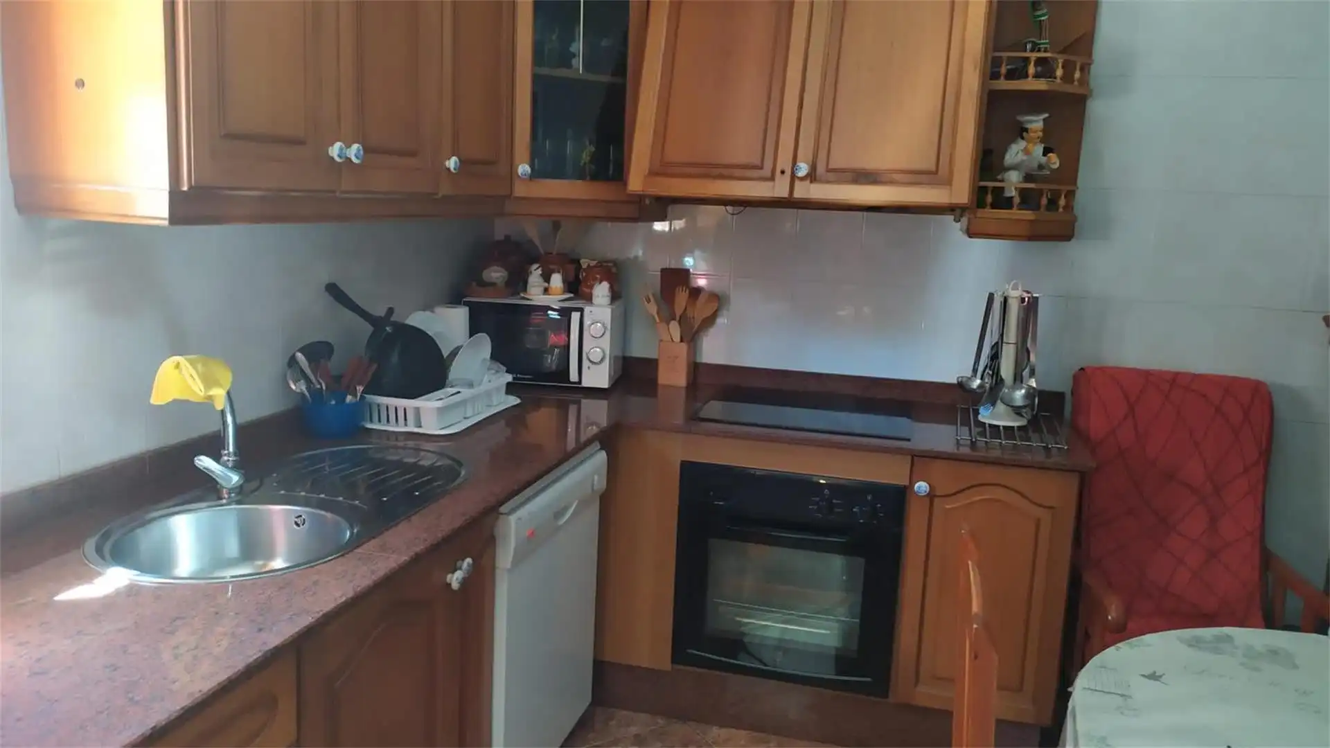 Kitchen of Flat for sale in Cortes de Baza  with Heating, Storage room and Furnished