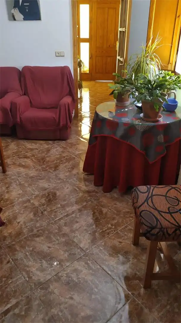 Living room of Flat for sale in Cortes de Baza  with Heating, Storage room and Furnished