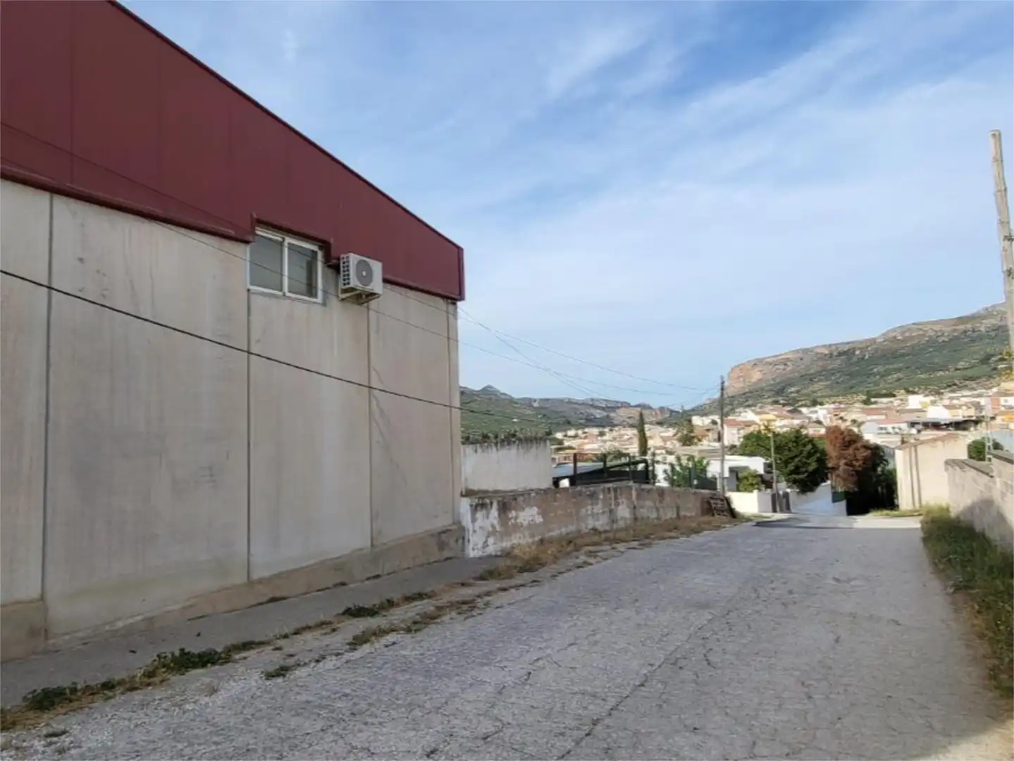 Vista exterior de Nave industrial de alquiler en Los Villares con Aire acondicionado