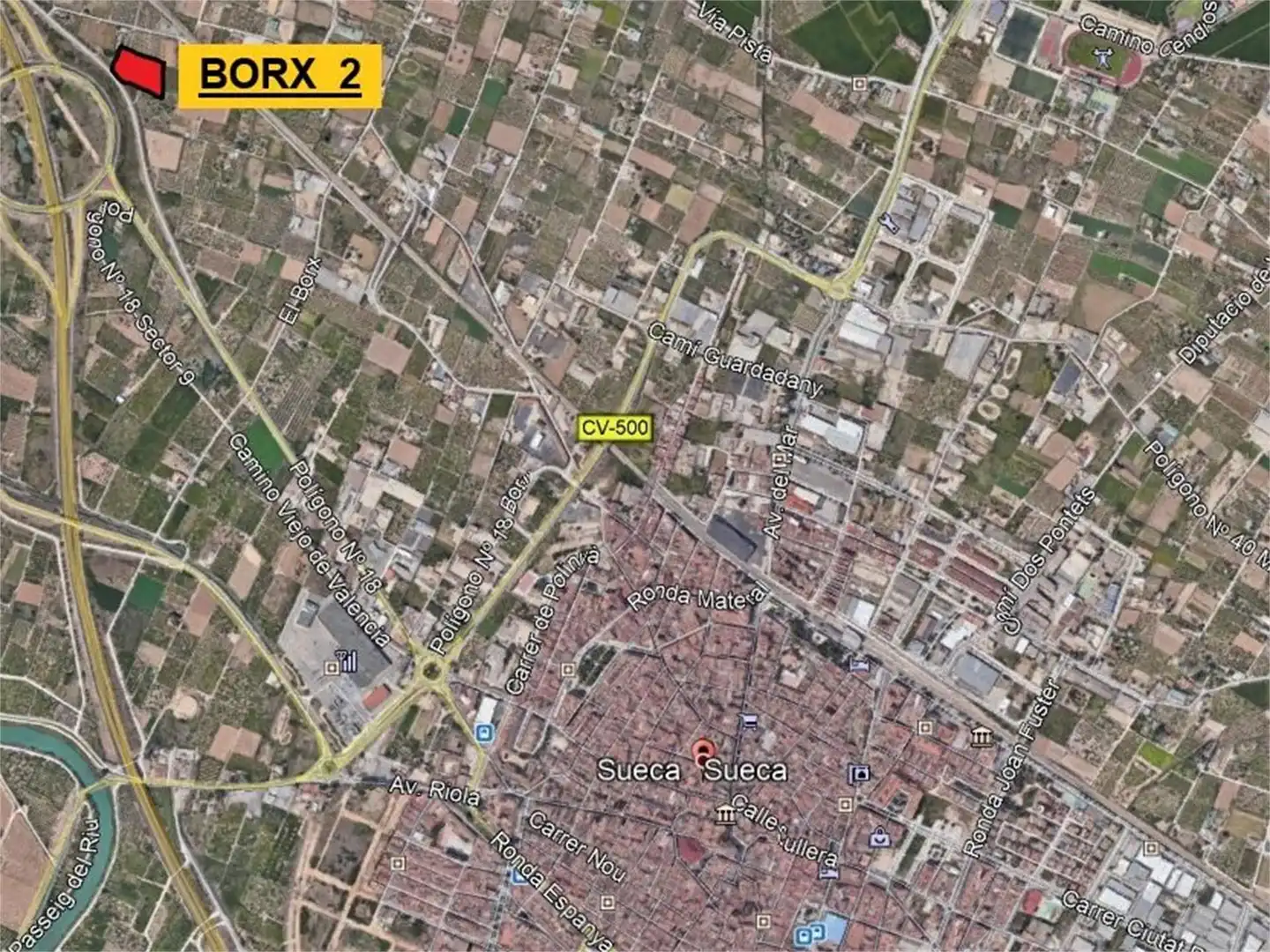 Exterior view of Non-constructible Land for sale in Sueca