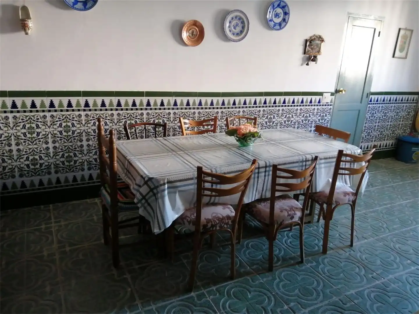 Dining room of Houses for sale in Carrascalejo  with Private garden, Terrace and Furnished