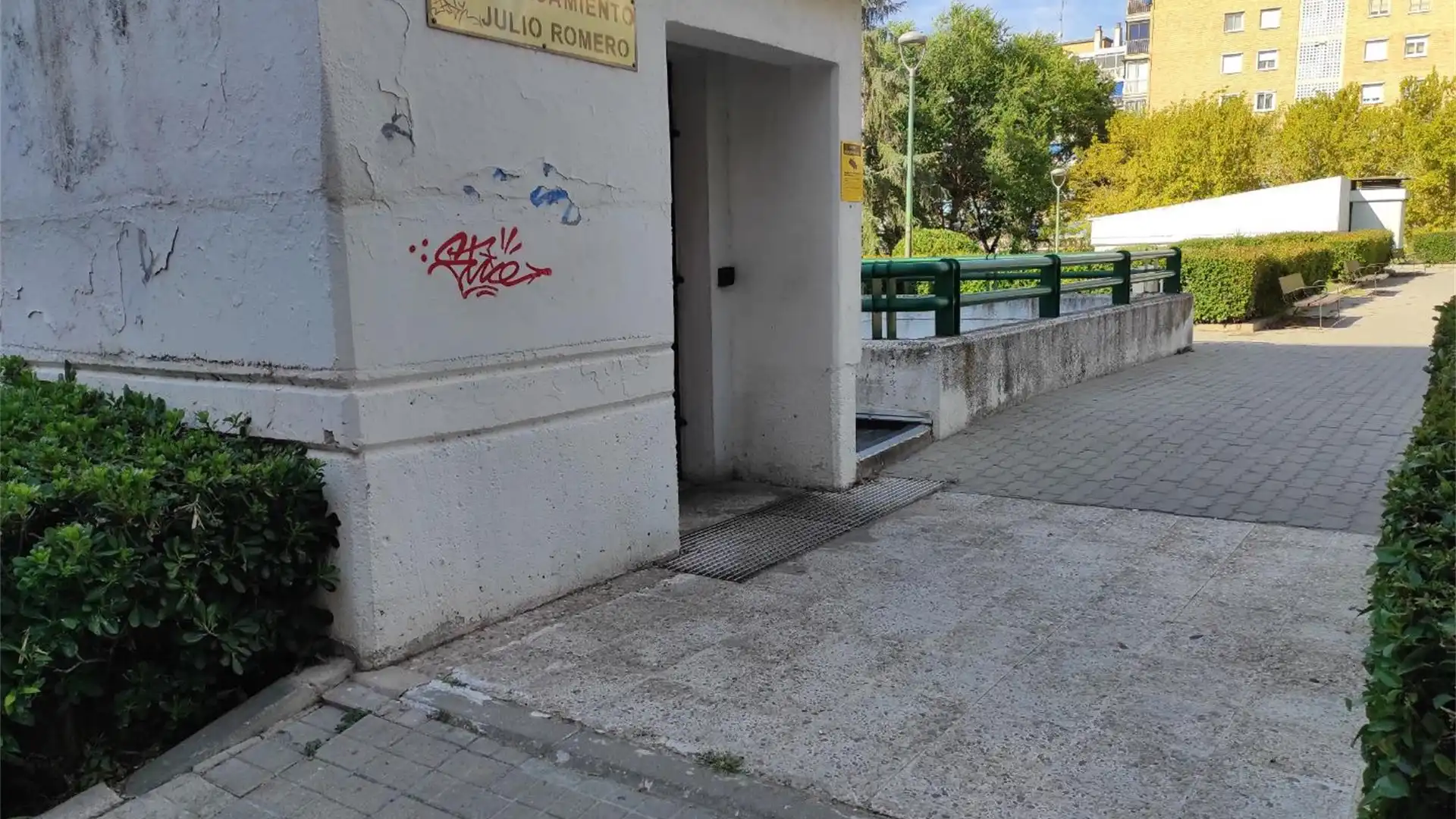 Vista exterior de Garaje en venta en Móstoles