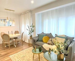 Living room of Flat to rent in Santander  with Heating, Parquet flooring and Washing machine