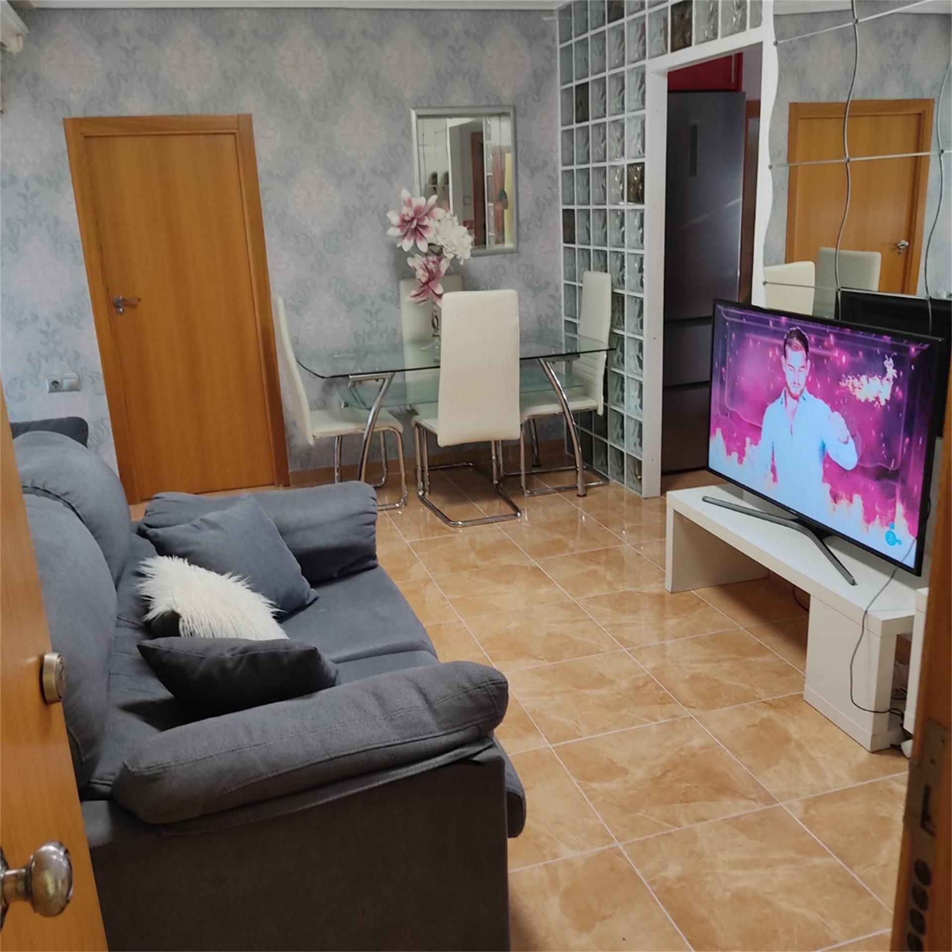 Sala d'estar de Pis en venda en  Murcia Capital amb Aire condicionat