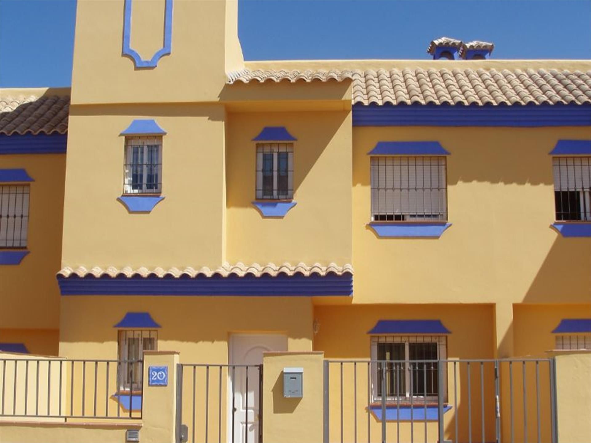 Exterior view of House or chalet for sale in Sierra de Yeguas  with Air Conditioner, Heating and Terrace