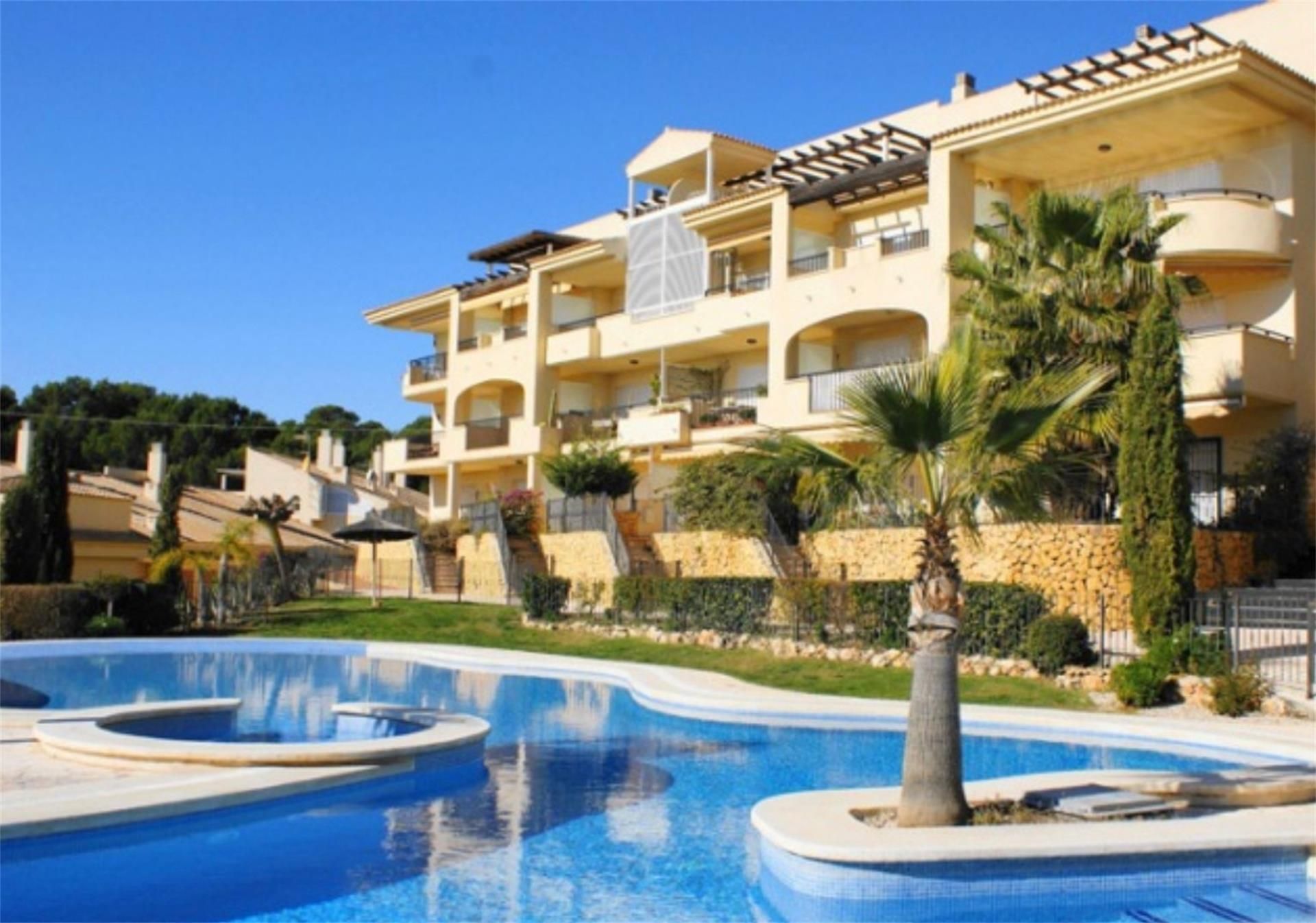 Exterior view of Flat to rent in Altea  with Air Conditioner, Heating and Swimming Pool