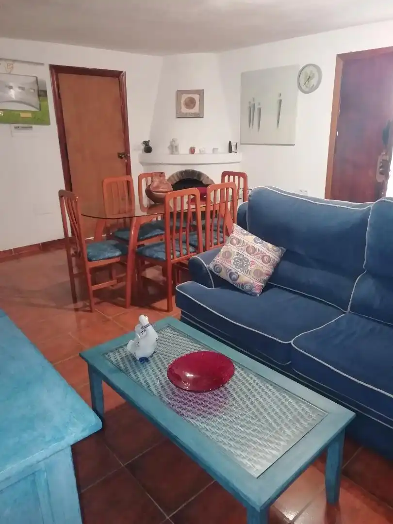 Sala de estar de Casa o chalet de alquiler en Frigiliana con Aire acondicionado, Calefacción y Jardín privado