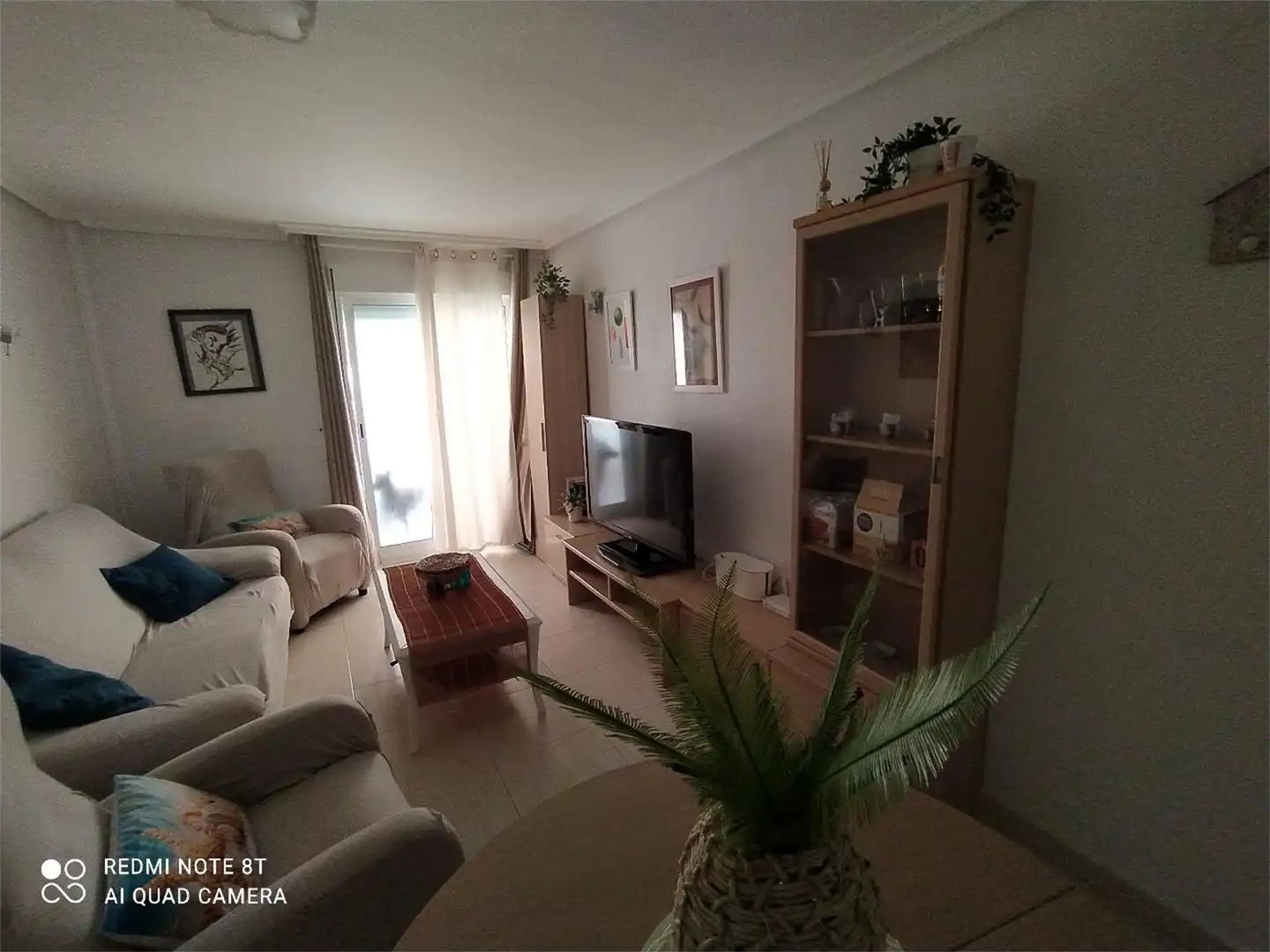 Wohnung zum Verkauf in Avenida Gran Vía de la Manga, Playa de las Gaviotas - El Pedrucho Wohnzimmer von Wohnung zum Verkauf in La Manga del Mar Menor mit Klimaanlage, Terrasse und Möbliert