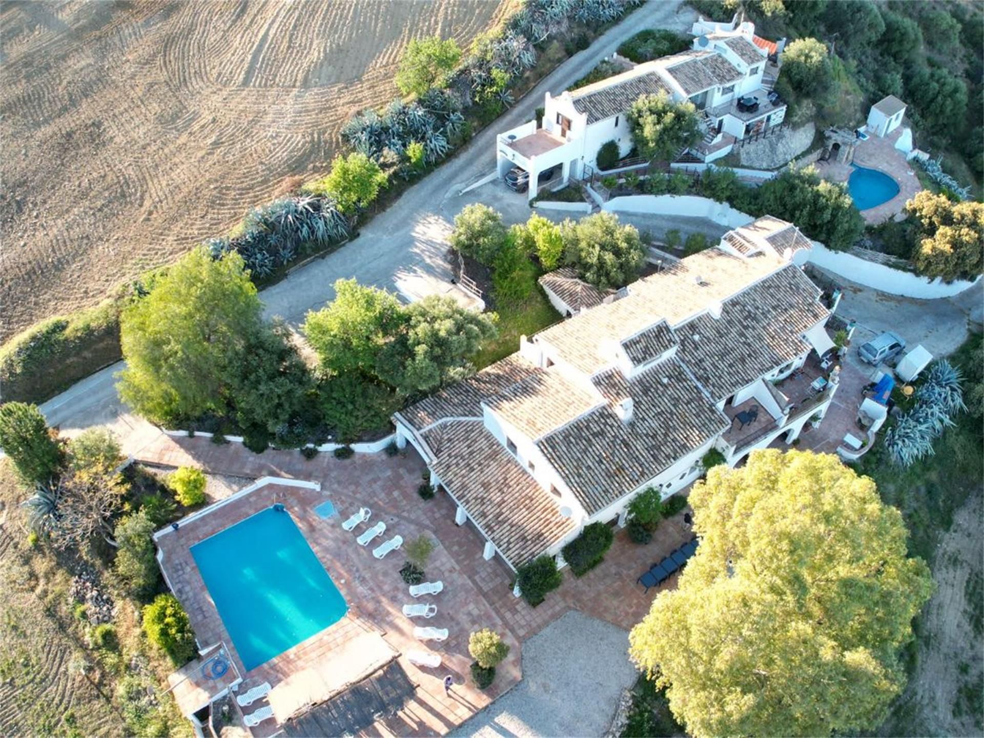 Exterior view of Country house for sale in Algámitas  with Air Conditioner, Terrace and Swimming Pool