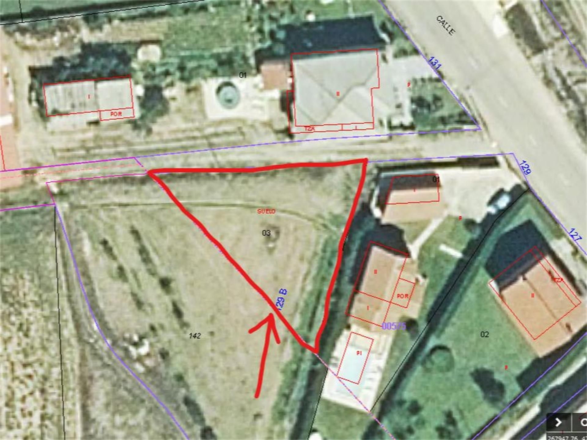 Exterior view of Land for sale in Llamas de la Ribera