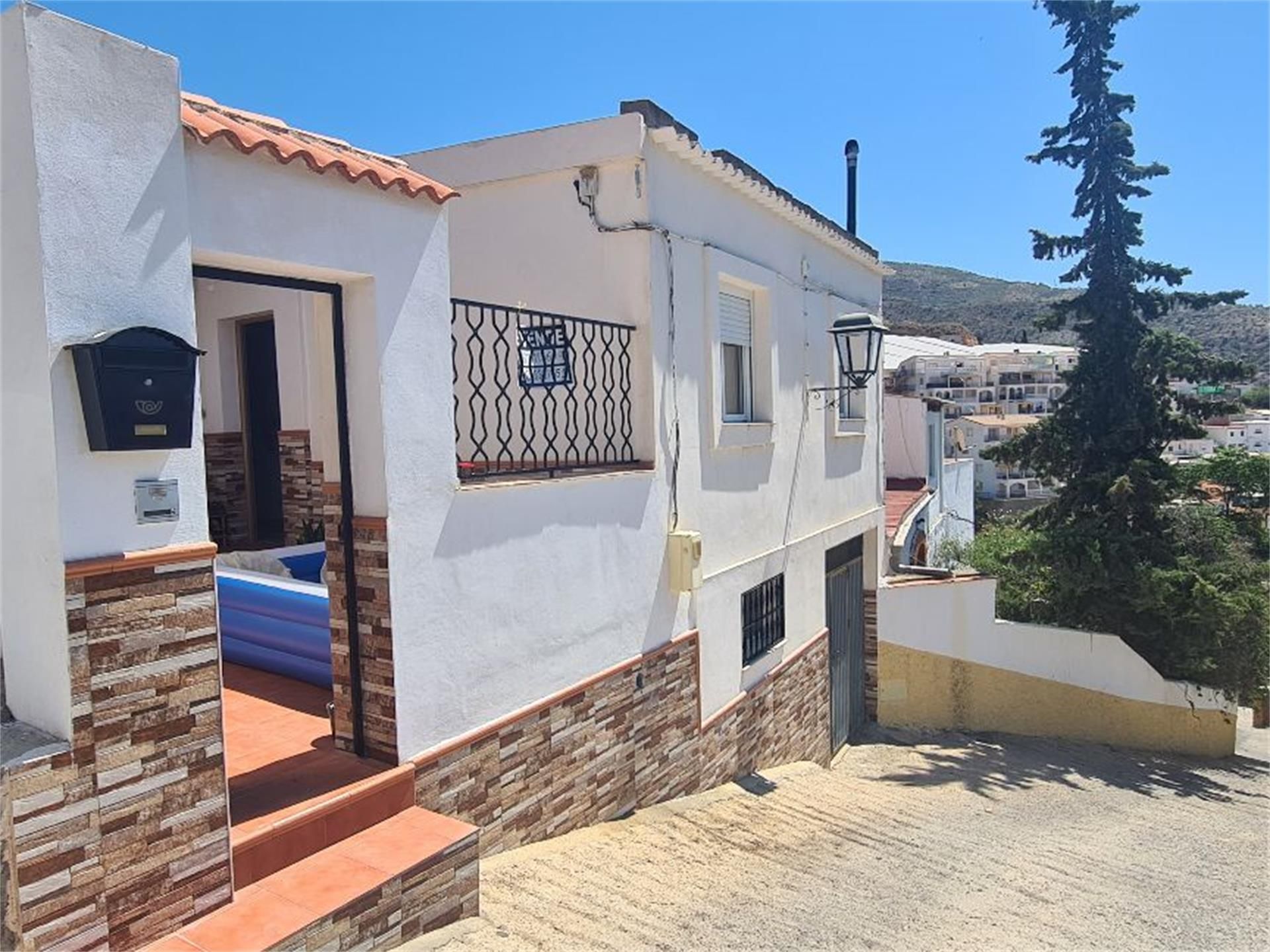 Exterior view of House or chalet for sale in Albuñol  with Air Conditioner, Terrace and Balcony