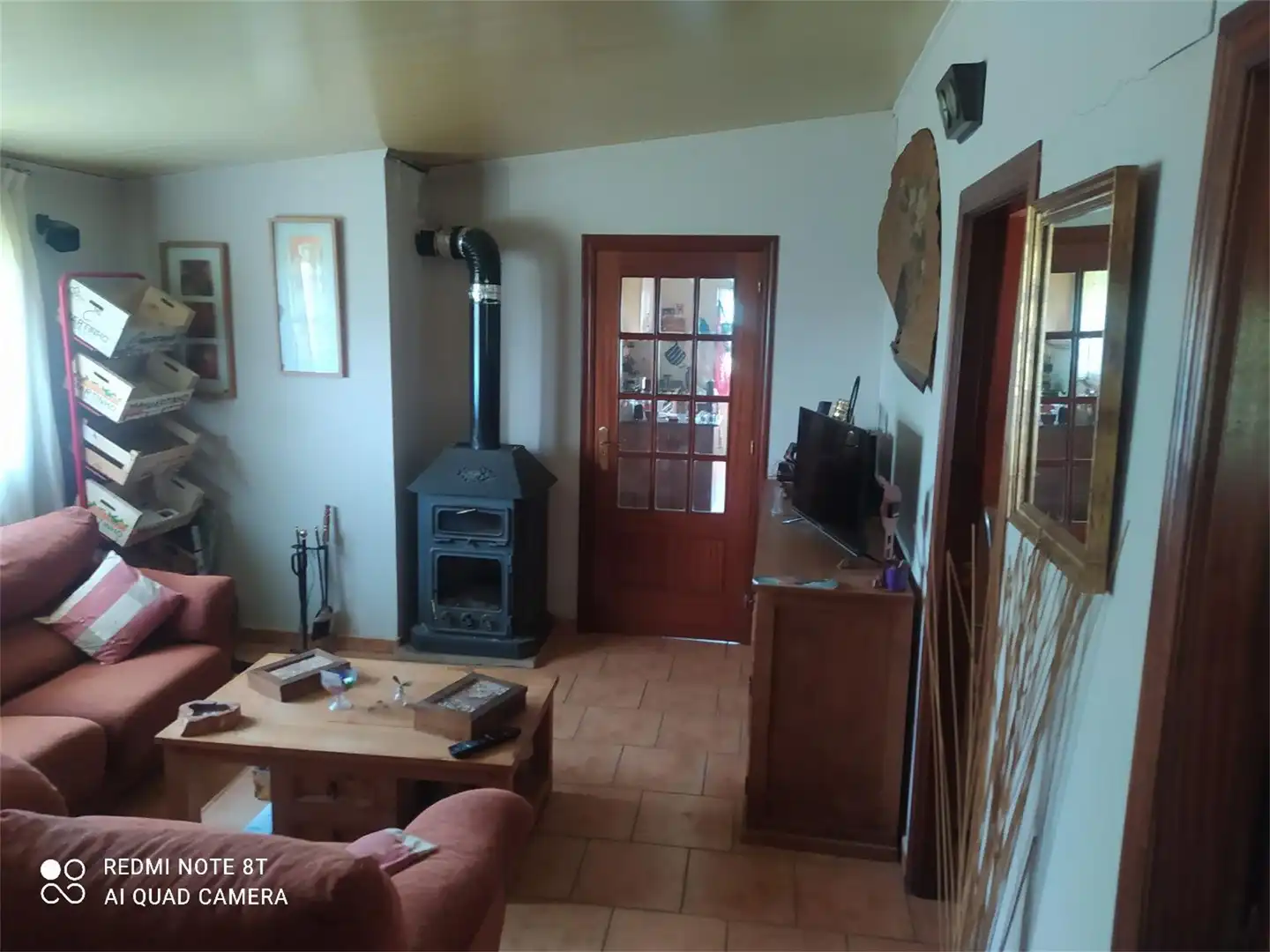 Sala de estar de Finca rústica en venta en Baltar