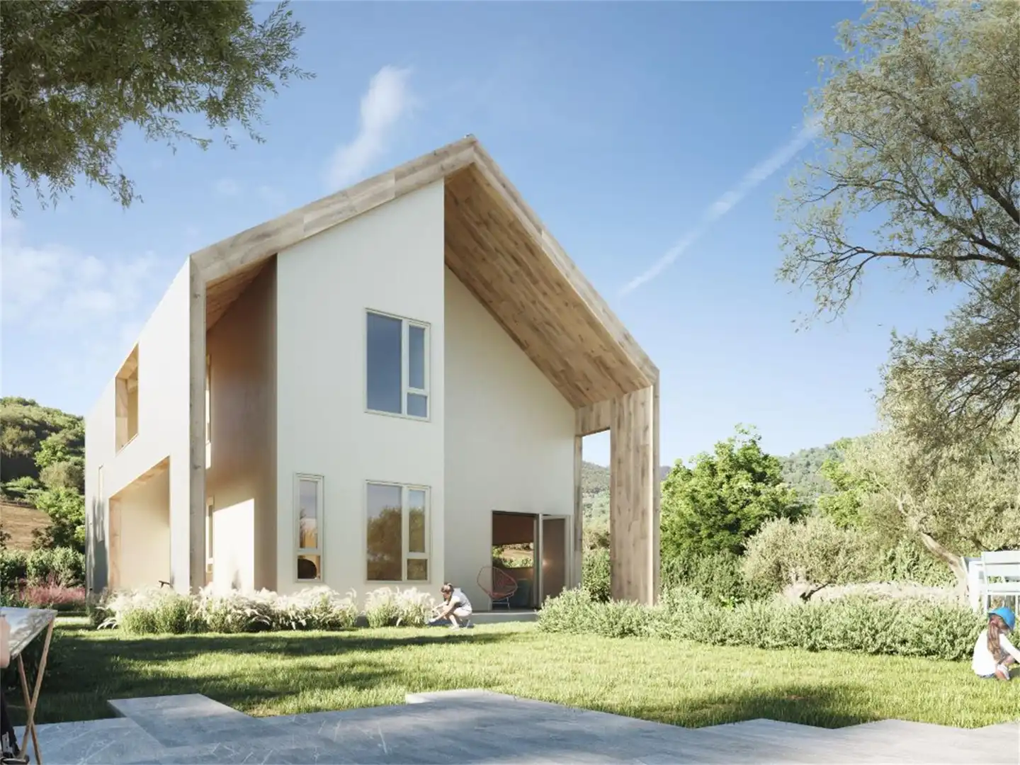 Vista exterior de Casa o chalet en venta en Chinchilla de Monte-Aragón con Aire acondicionado