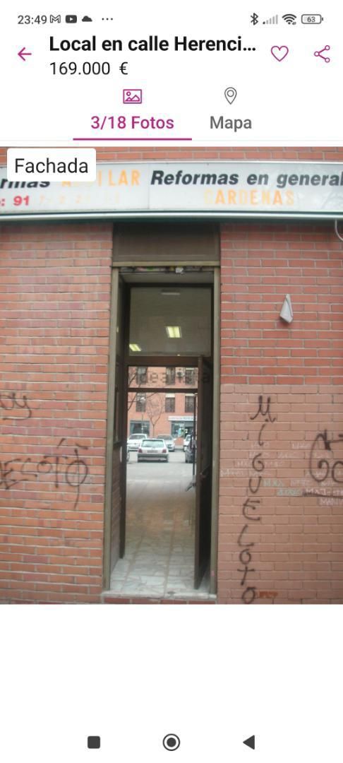 Exterior view of Premises for sale in  Madrid Capital  with Air Conditioner