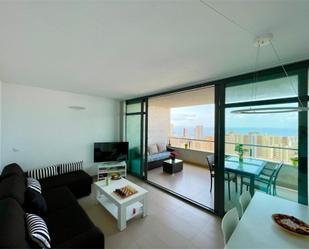 Living room of Flat for sale in Benidorm  with Air Conditioner, Terrace and Swimming Pool