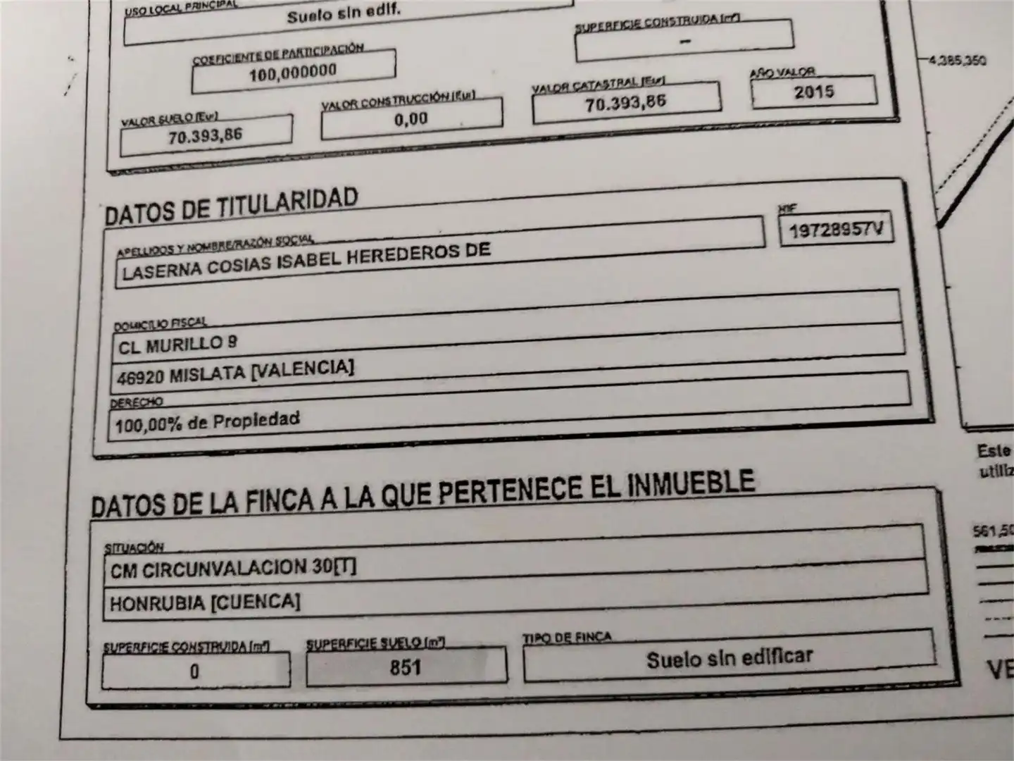 Urbanizable en venta en Honrubia