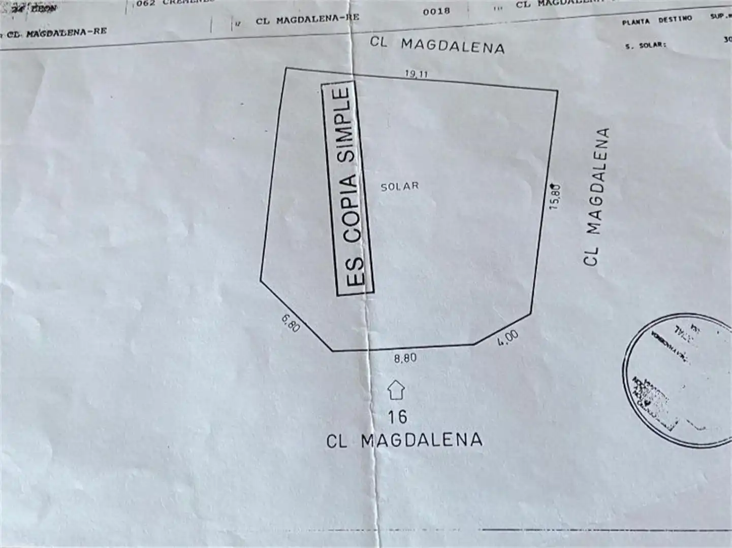 Terreno en venta en Calle Madalena, 16, Crémenes Vista exterior de Terreno en venta en Crémenes