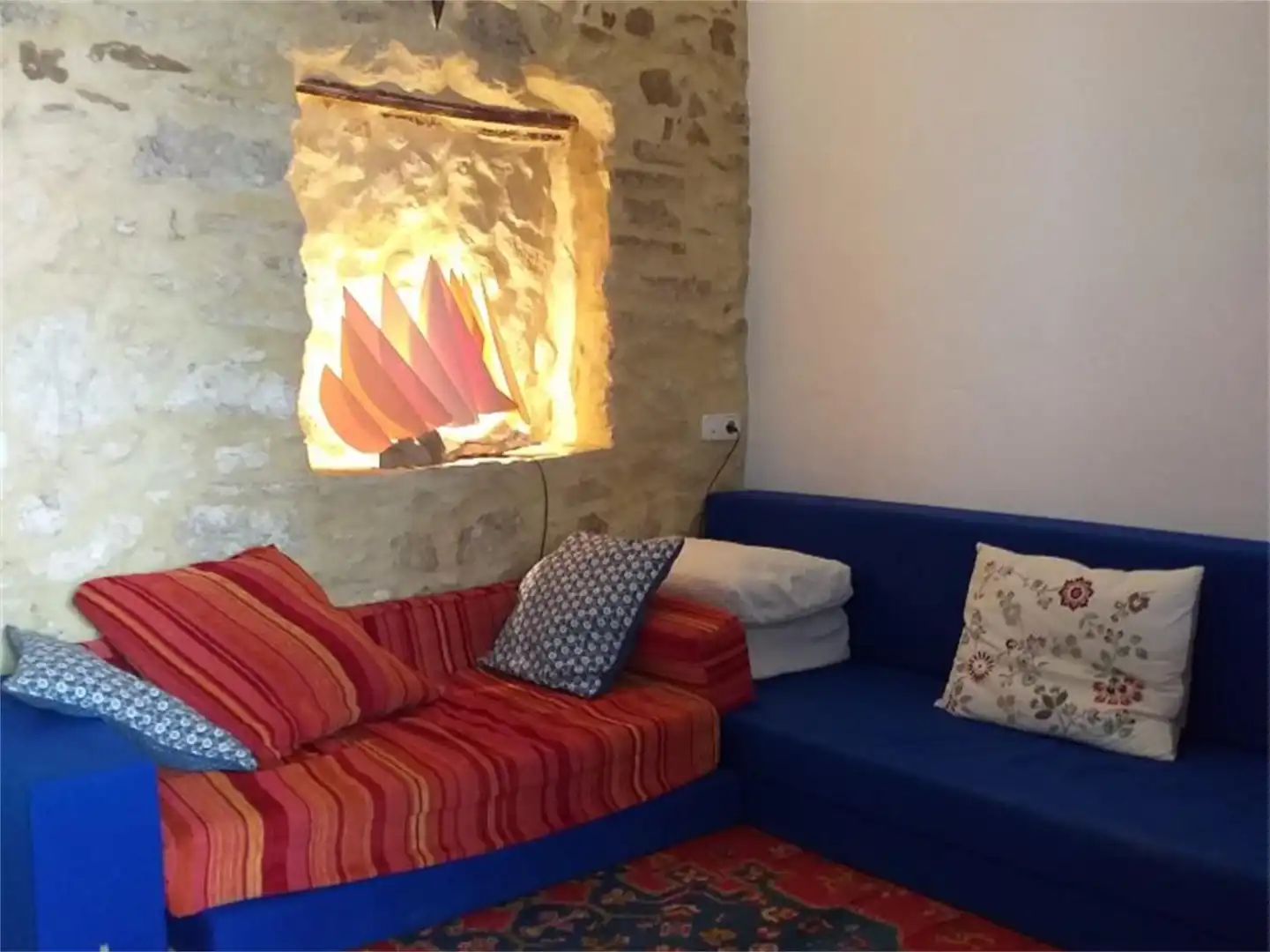 Casa adosada en venta en Calle San Sebastián, 31, Trebujena Sala de estar de Casa adosada en venta en Trebujena con Aire acondicionado y Terraza